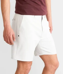 Bottoms|Shorts | Maven Co-op Solid Stretch Short Ecru