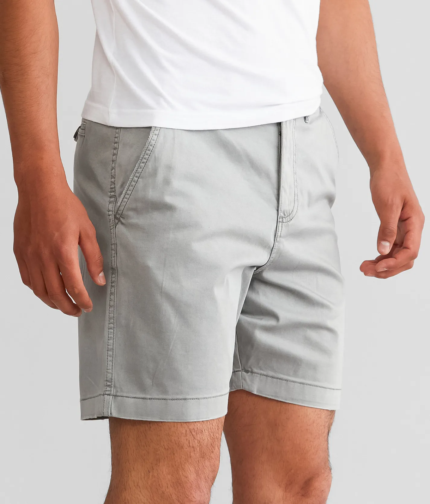Bottoms|Shorts | Outpost Makers Solid Stretch Short Steeple