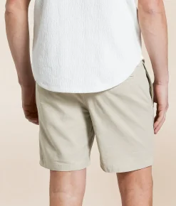 Departwest Solid Stretch Short Stone New