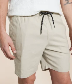 Departwest Solid Stretch Short Stone New
