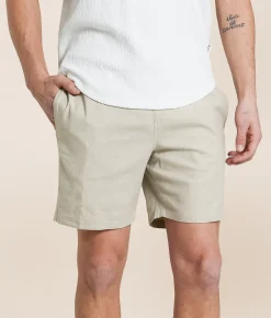 Departwest Solid Stretch Short Stone New
