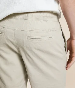 Departwest Solid Stretch Short Stone New