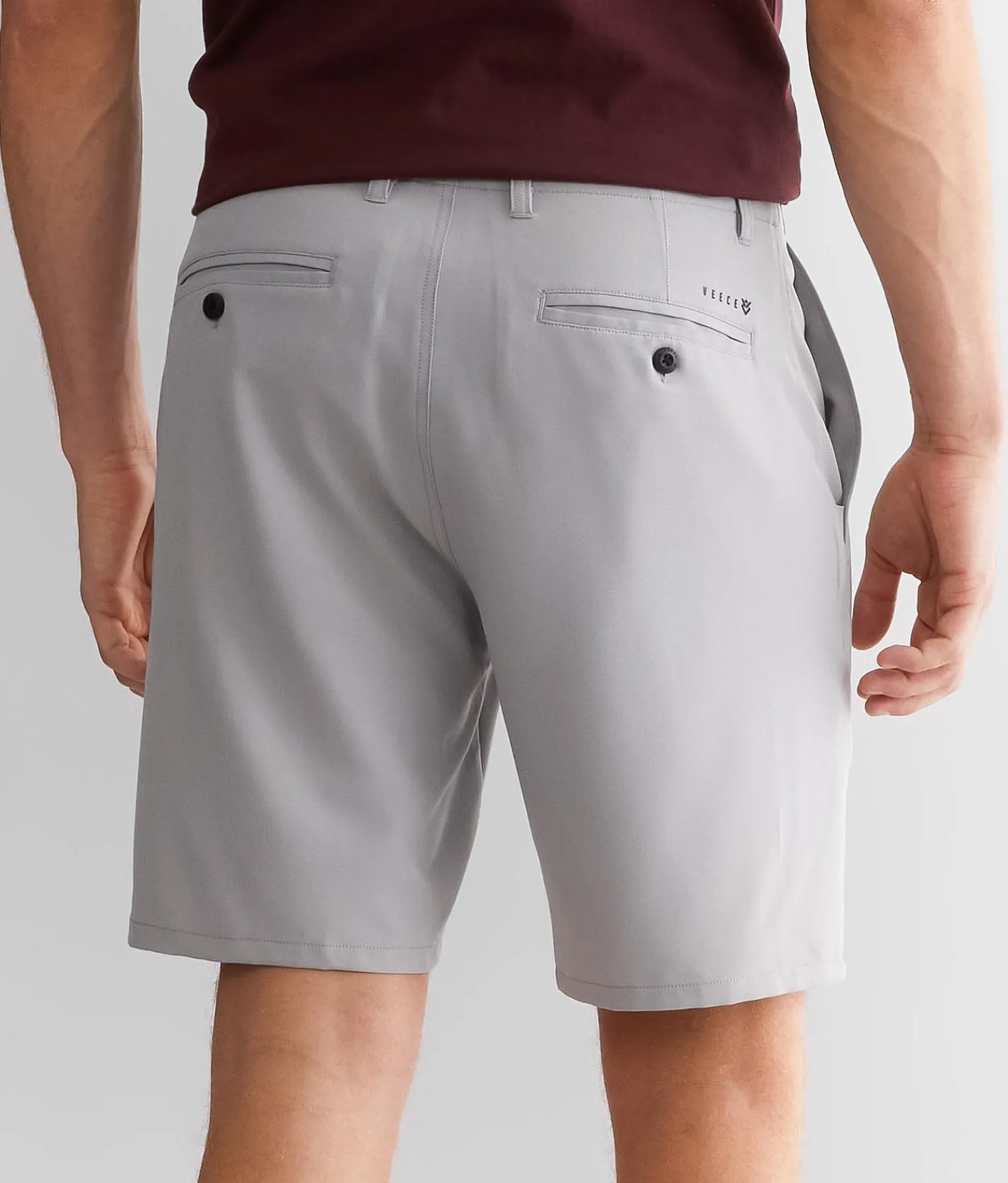 Veece Solid Stretch Walkshort Slate Clearance