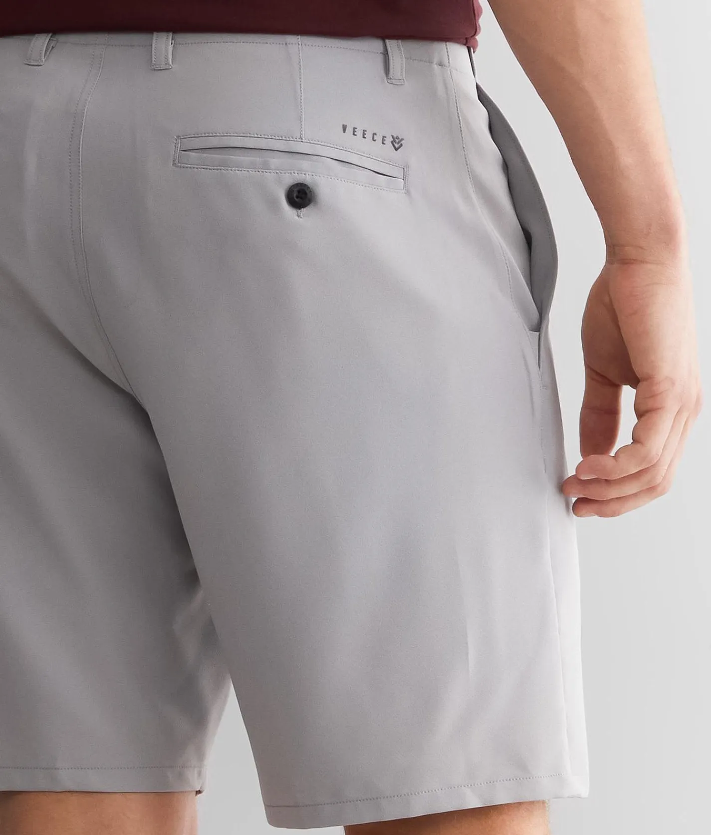 Veece Solid Stretch Walkshort Slate Clearance
