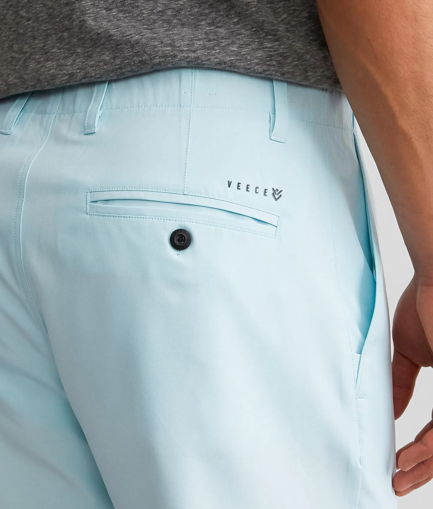 Veece Solid Stretch Walkshort Light Blue Best