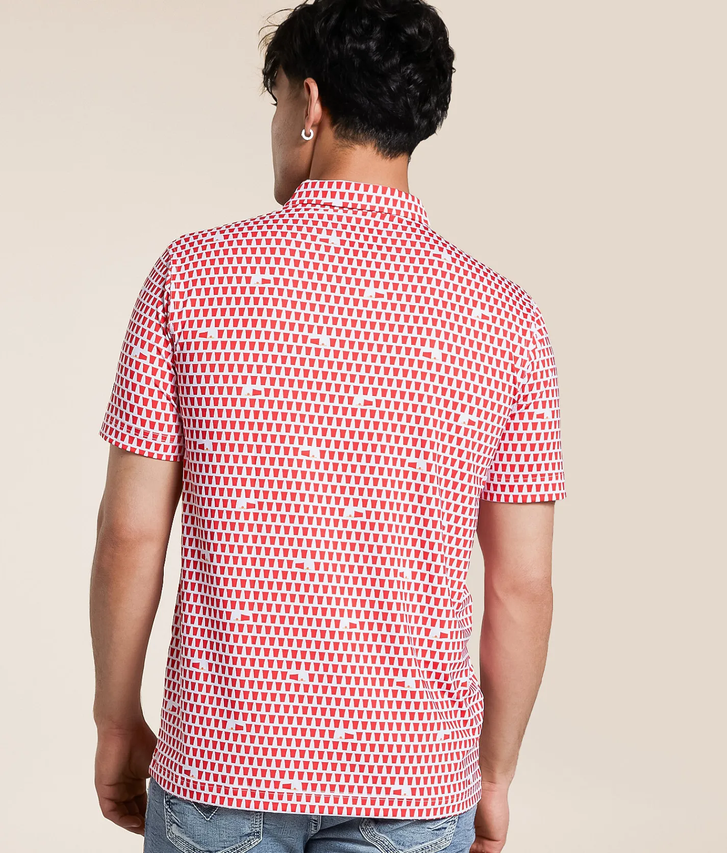 Tops | Waggle® Solo Cup Performance Polo White