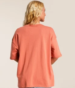 Tops | Billabong Sol Shine Oversized T-Shirt Kiss the Earth