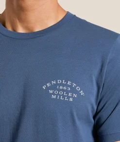 Graphic T-Shirts | Pendleton Solstice Canyon T-Shirt Vintage Navy