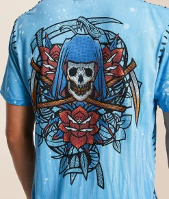 Affliction Soul Vapor T-Shirt Sadie Wash New