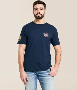 Howitzer Souring Flag T-Shirt Navy Online