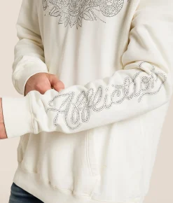 Affliction Southern Ritual Hooded Sweatshirt Antique White