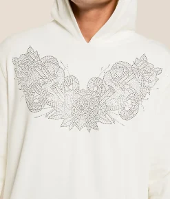 Affliction Southern Ritual Hooded Sweatshirt Antique White