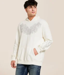 Affliction Southern Ritual Hooded Sweatshirt Antique White