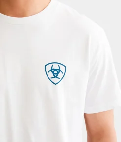 Graphic T-Shirts | Ariat Southwest Cedar Seal T-Shirt White