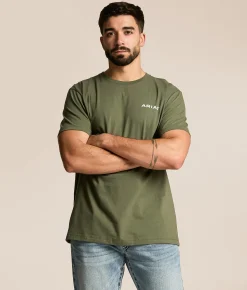 Tops|Graphic T-Shirts | Ariat Southwest Classic T-Shirt Surplus Green