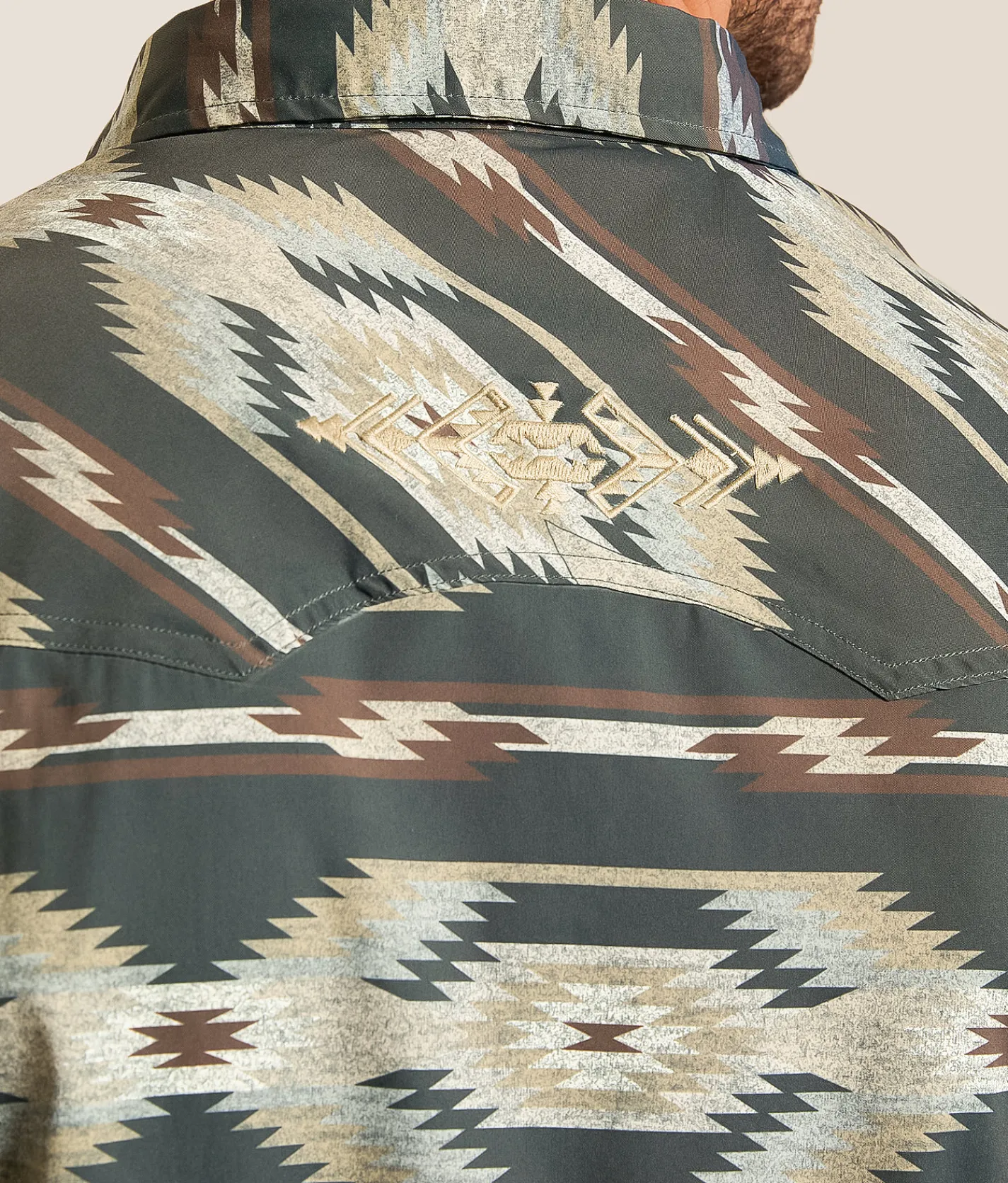 Gentry County Southwestern Athletic Shirt Black Brown Discount
