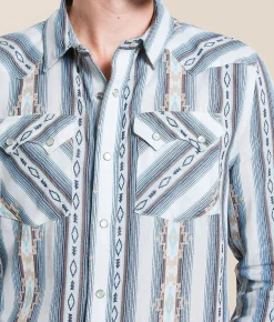 Tops | Panhandle Slim Southwestern Print Shirt Natural