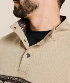 Tops | Departwest Southwestern Quarter Snap Pullover Island Fossil