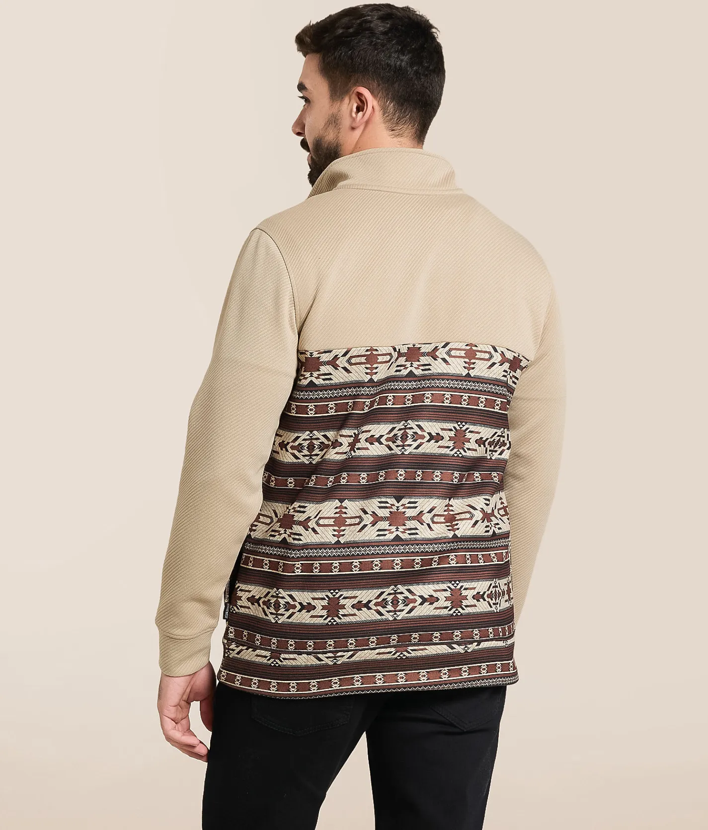 Tops | Departwest Southwestern Quarter Snap Pullover Island Fossil