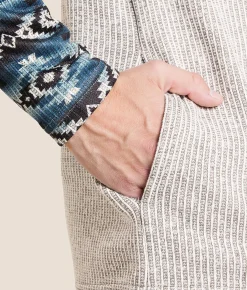 Tops | Departwest Southwestern Quarter Zip Pullover Stargazer