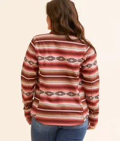 Tops | Ariat Southwestern Softshell Jacket Blushing Serape
