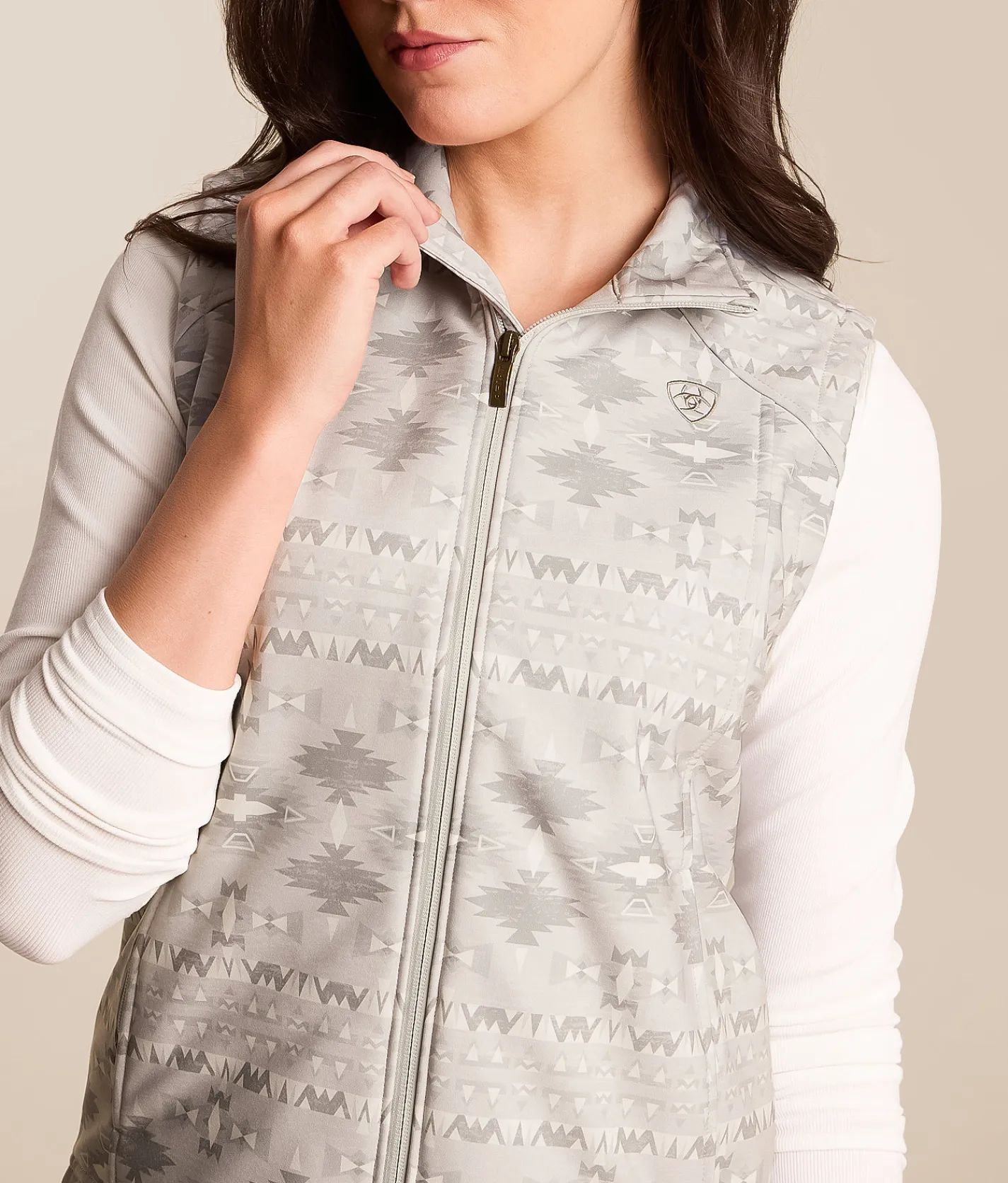 Ariat Southwestern Softshell Vest Pepper Southwest Discount