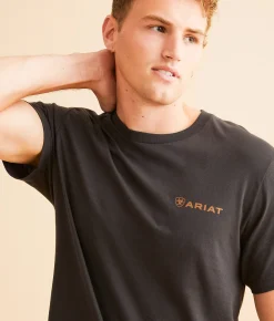 Ariat Southwest Hideout T-Shirt Vintage Black Clearance