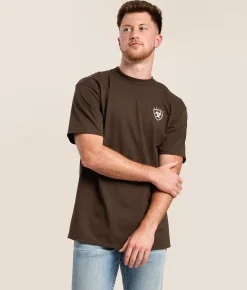 Tops|Graphic T-Shirts | Ariat Southwest Patch T-Shirt Java
