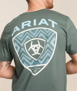 Ariat Southwest Rattler T-Shirt Balsam Green Best