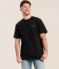 Ariat Southwest Skull Over T-Shirt Black Sale