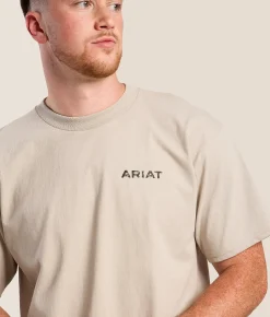 Ariat Southwest Watercolor T-Shirt Silver Grey Online