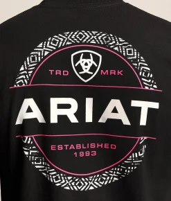 Ariat Southwest Wooden Reticle T-Shirt Black Discount