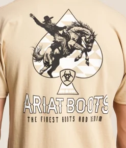 Tops|Graphic T-Shirts | Ariat Spade Bronc T-Shirt Sand