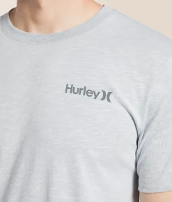 Graphic T-Shirts|Activewear | Hurley Spark T-Shirt White Wolf Grey