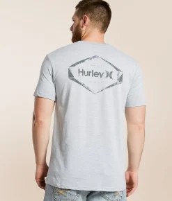 Graphic T-Shirts|Activewear | Hurley Spark T-Shirt White Wolf Grey