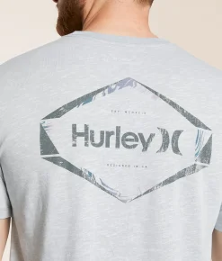 Graphic T-Shirts|Activewear | Hurley Spark T-Shirt White Wolf Grey