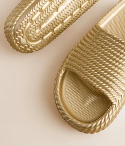 Shoes | Mia Sparti EVA Slide Soft Gold