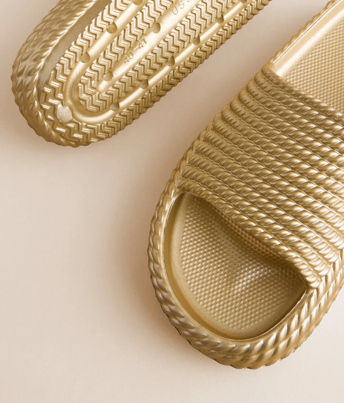Shoes | Mia Sparti EVA Slide Soft Gold