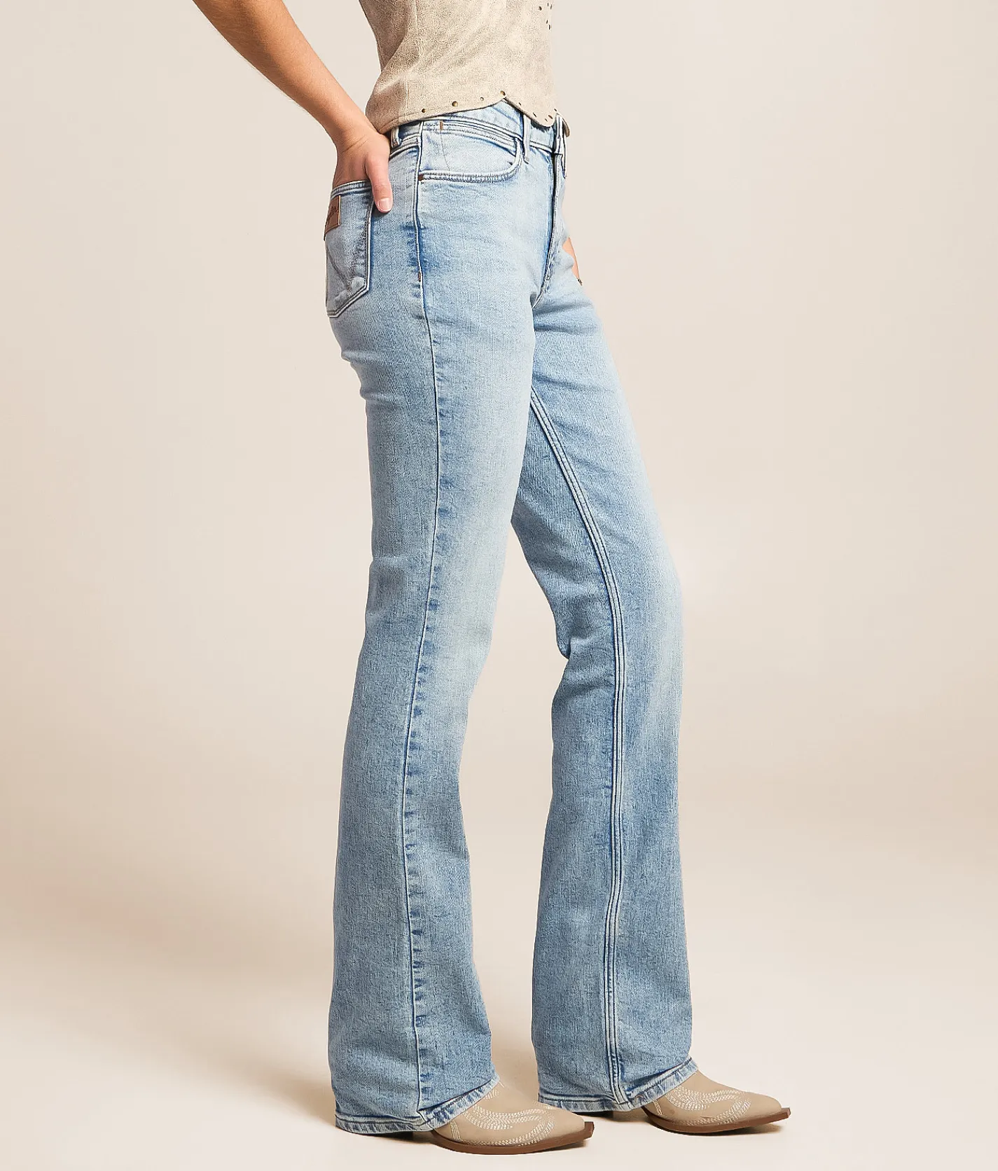 Jeans|Bottoms | Wrangler® Specialty Boot Stretch Jean Oasis