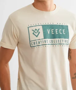 Graphic T-Shirts | Veece Spectrum T-Shirt Sand Heather