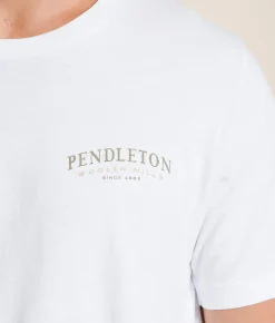 Pendleton Spider Rock Longhorn T-Shirt White Sale