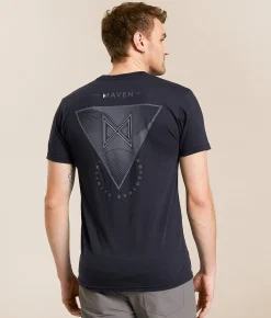 Graphic T-Shirts | Maven Co-op Spiraled T-Shirt Navy