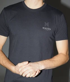 Graphic T-Shirts | Maven Co-op Spiraled T-Shirt Navy