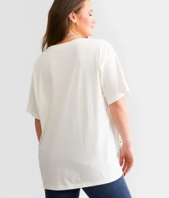 Tops | Wrangler® Spirit Of The West Oversized T-Shirt Marshmallow
