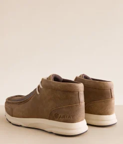 Shoes | Ariat Spitfire Leather Moccasin Boot Amr Flag Print Brown Bomb