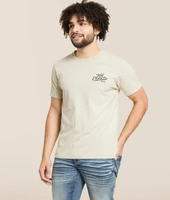 Tops|Graphic T-Shirts | Tail Chasers Club Splash T-Shirt Ivory
