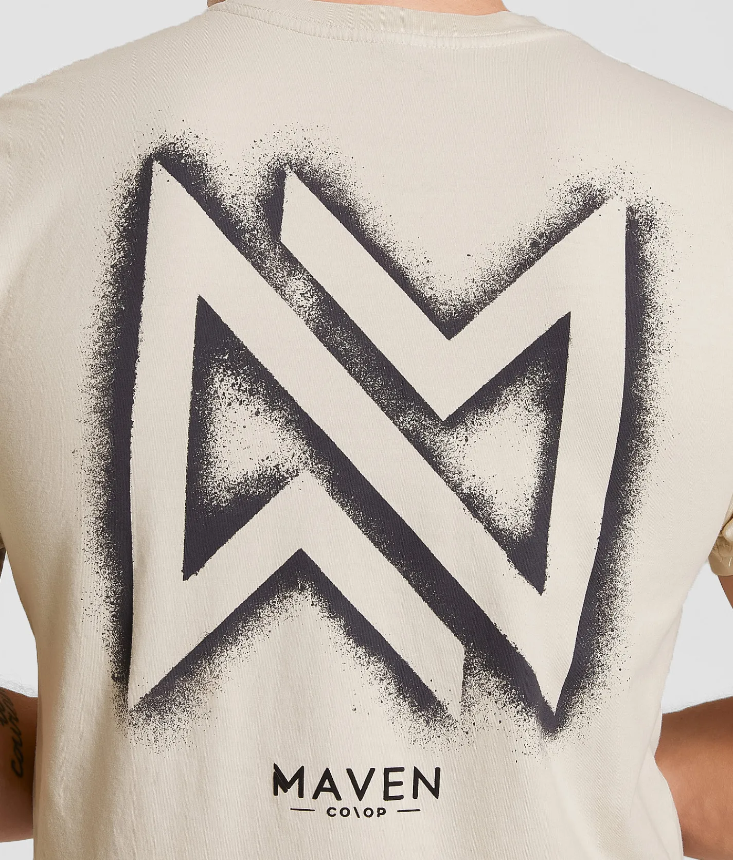 Graphic T-Shirts | Maven Co-op Splatter Symbol T-Shirt Sand