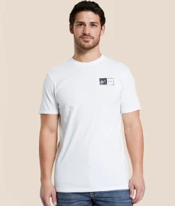 Graphic T-Shirts | Maven Co-op Split Box T-Shirt White