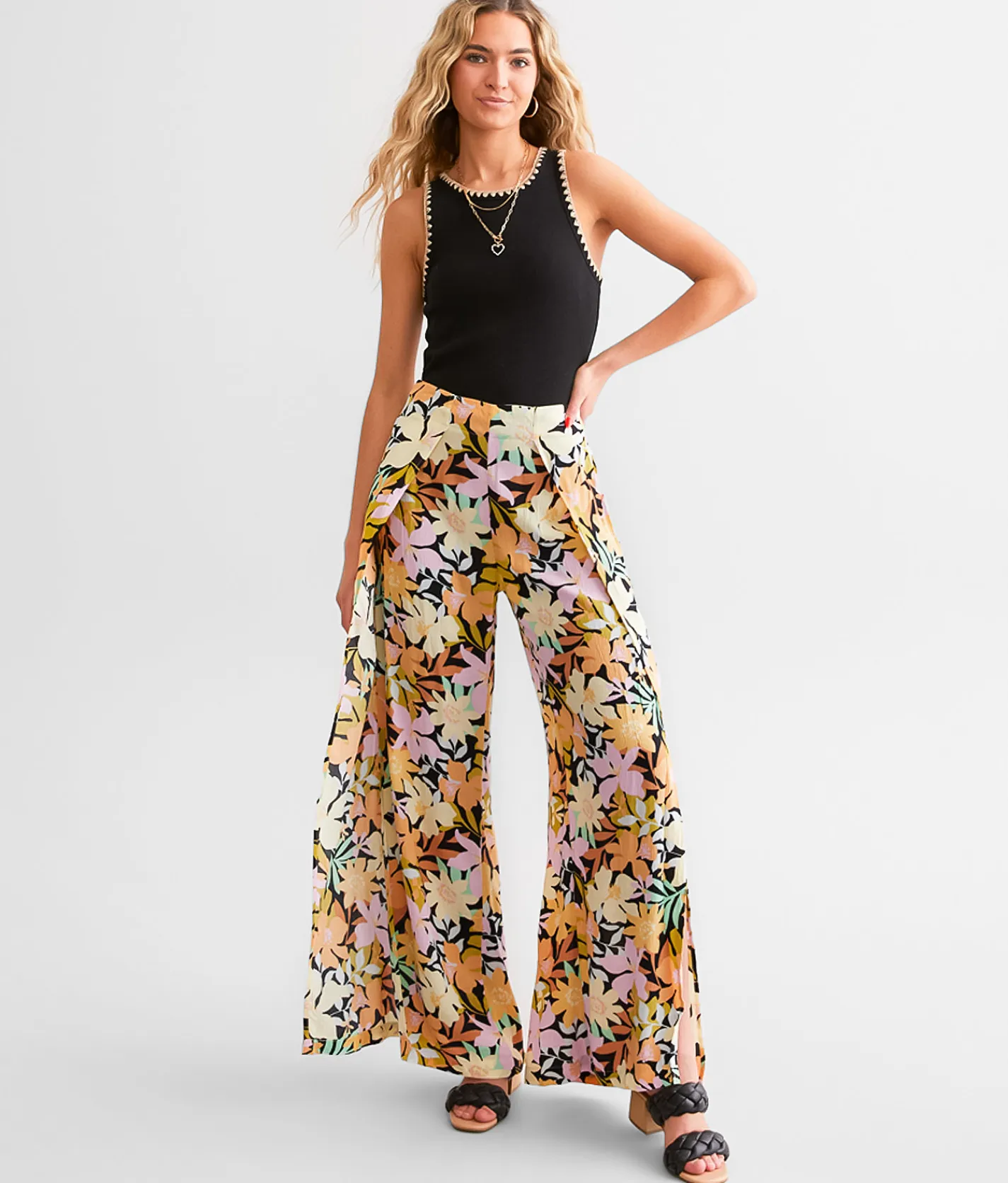 Bottoms | Billabong Split Spirit Beach Pant Black Pebble 2