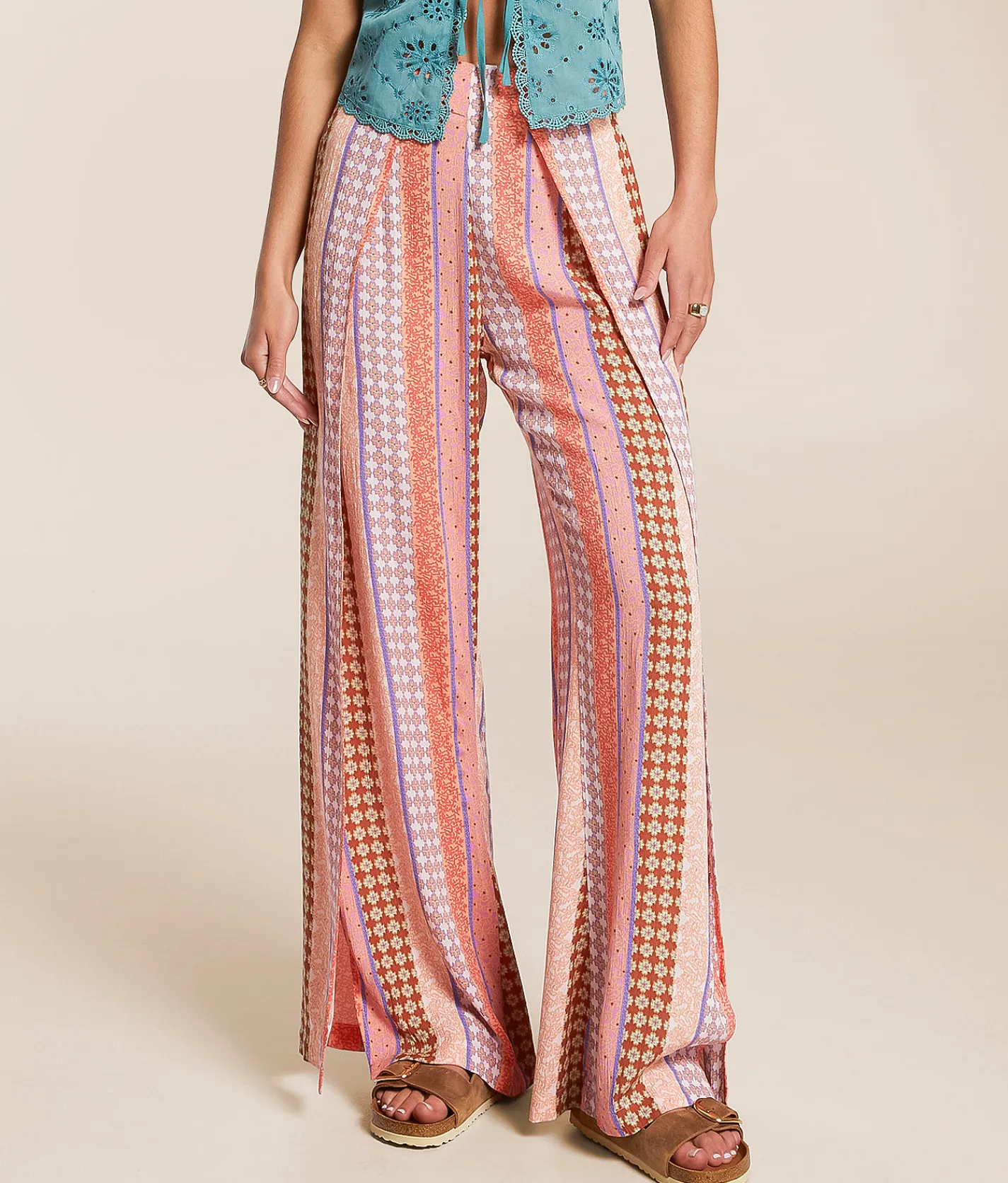 Bottoms | Billabong Split Spirit Wide Leg Pant Multi